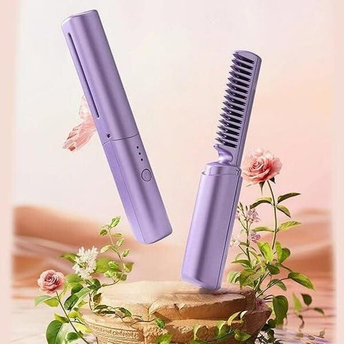 2 in 1 Rechargeable Hair Straightener