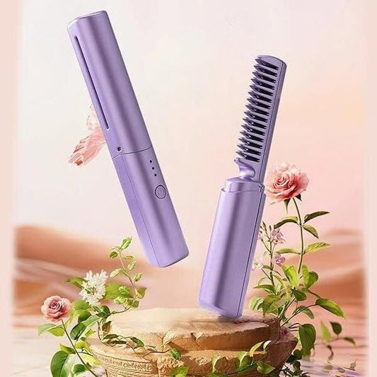 2 in 1 Rechargeable Hair Straightener