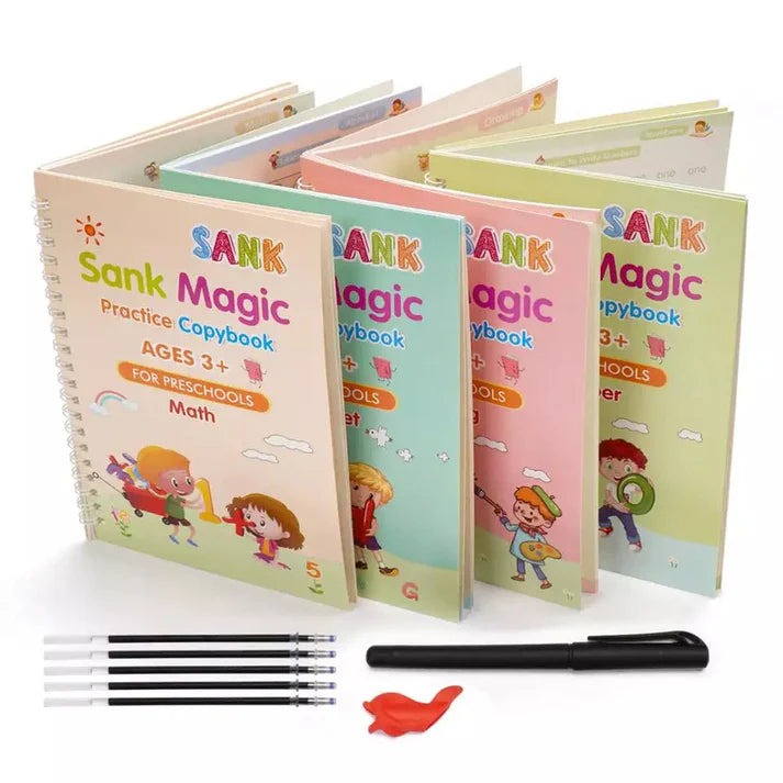 Sank Magic Practice Copybook 4 for Kids